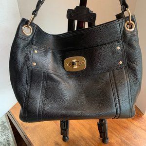 Black Danier Leather Bag
